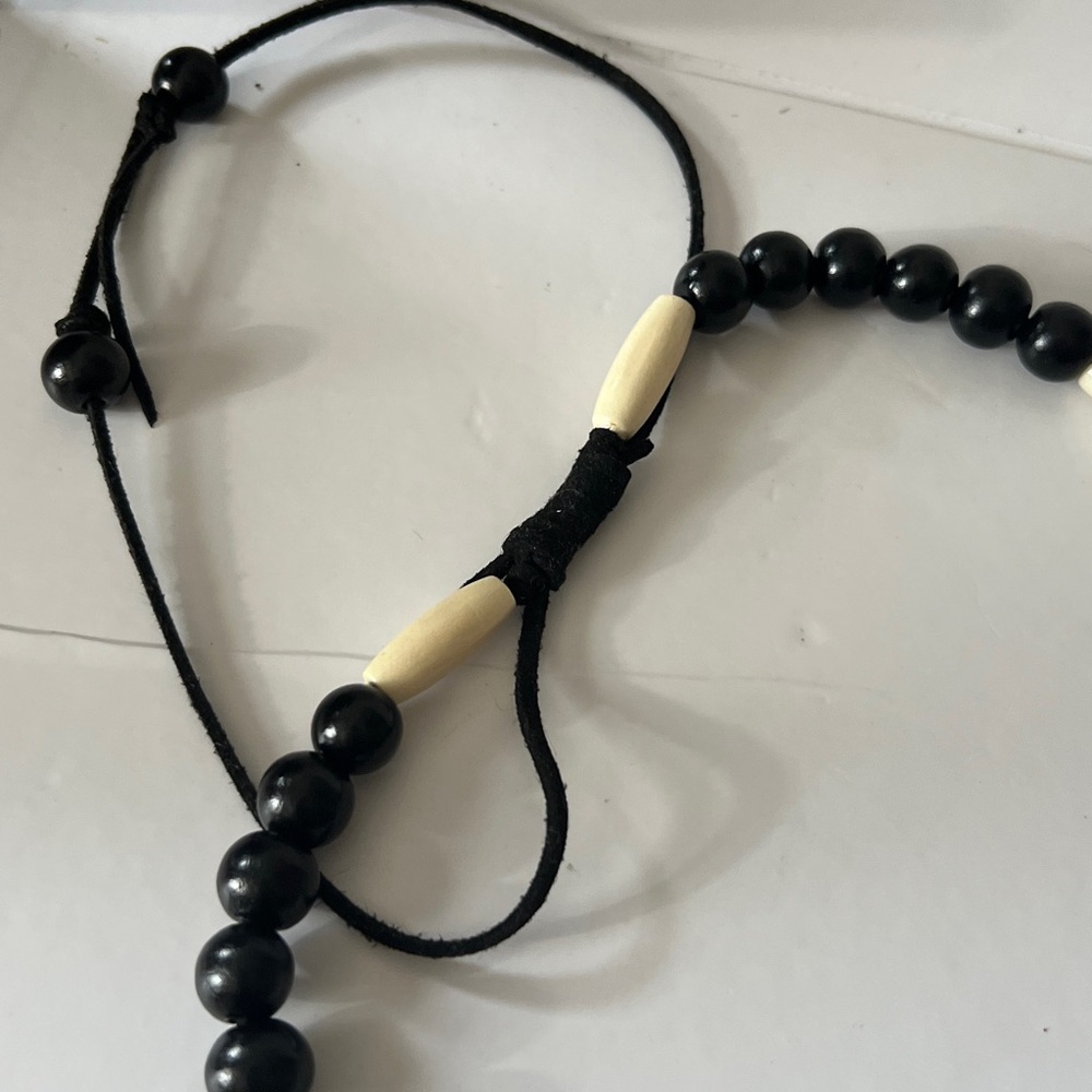 Handcrafted Boho Red Bead Statement Necklace With… - image 5